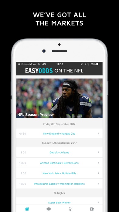 Easyodds on the NFL screenshot 2
