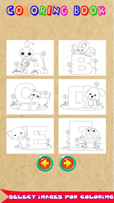 ABC Alphabet Coloring Books screenshot 2