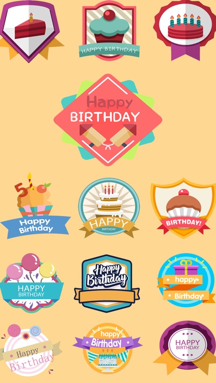 Birthday Wishes Stickers 2018