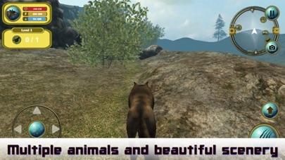 Wild Wolf Simulator 3D Runner screenshot 3