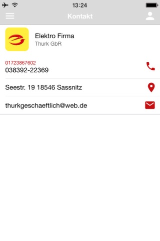 Elektro Firma Thurk GbR screenshot 3