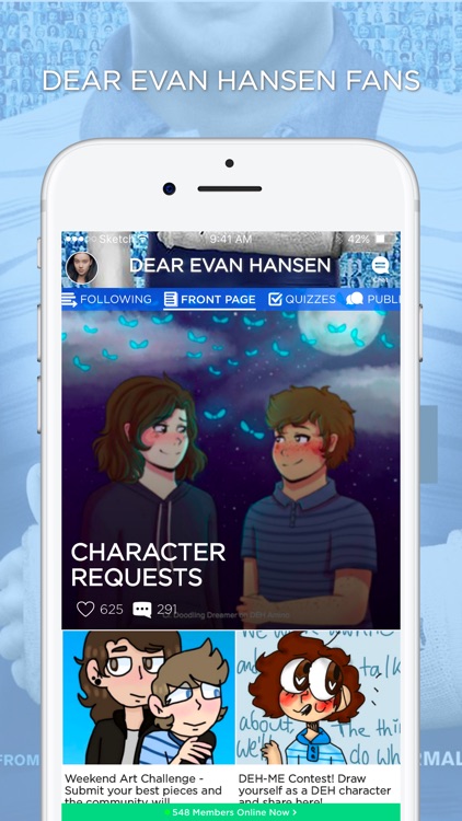 DEH Amino for Dear Evan Hansen