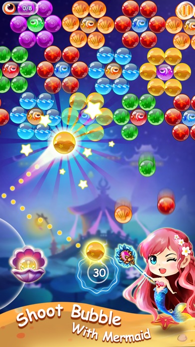 Mermaid Bubble Shooter screenshot 4
