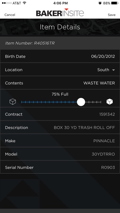 BakerCorp Container Managment screenshot 2