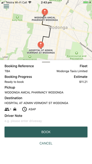 Wodonga Taxis(圖2)-速報App