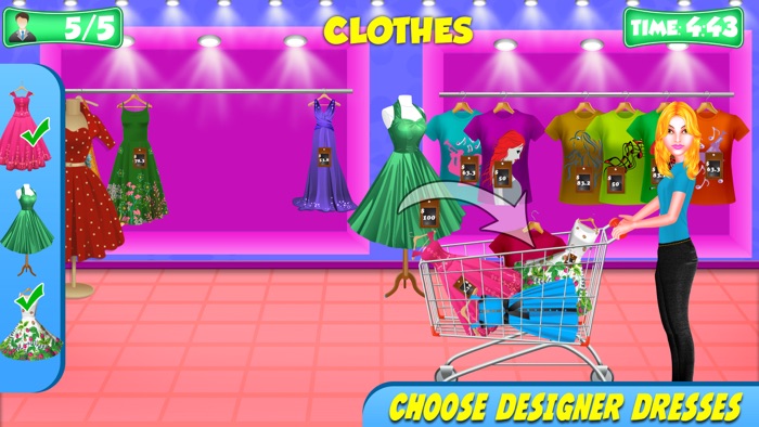 ショッピングモールのリッチママ