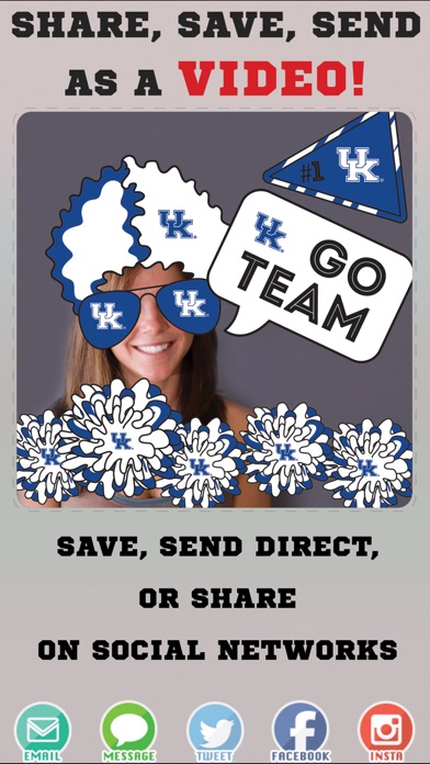 Kentucky Wildcats Animated Selfie Stickers screenshot 4