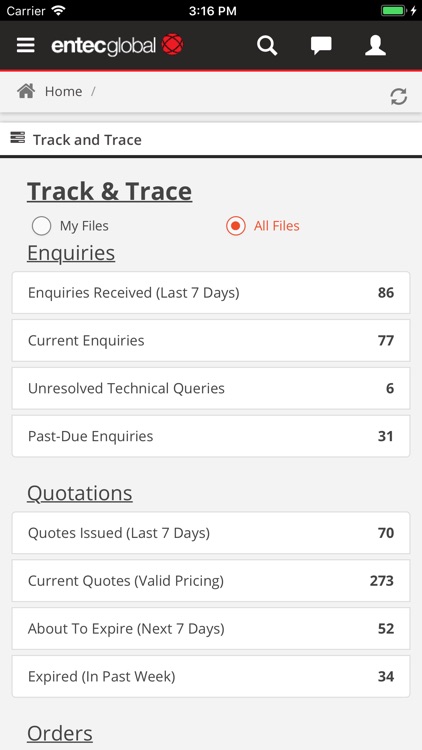 Entec Track & Trace