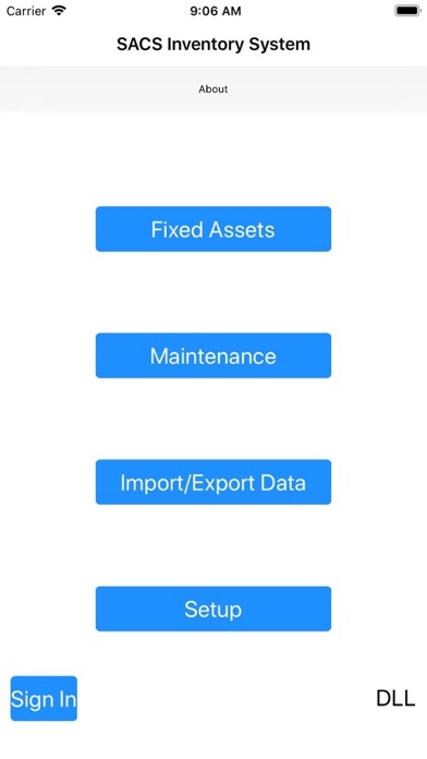 SACS Inventory screenshot 2