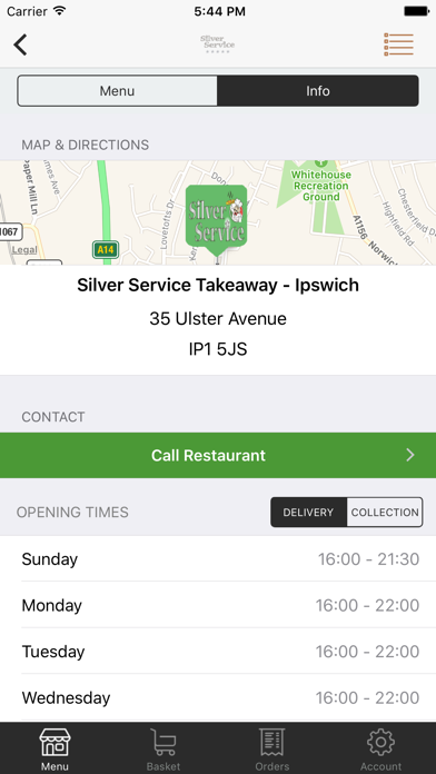 Silver Service Takeaway screenshot 3