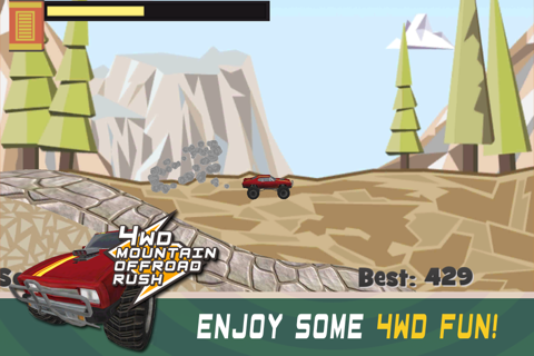 4WD Mountain Offroad Rush screenshot 4