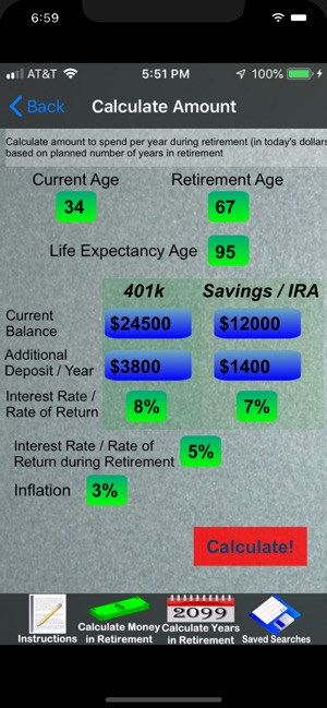 Easy Retirement Calculator(圖4)-速報App