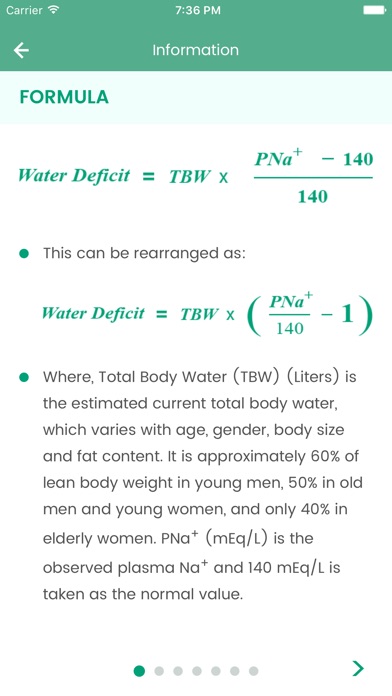 Water and Sodium Formulas screenshot 3