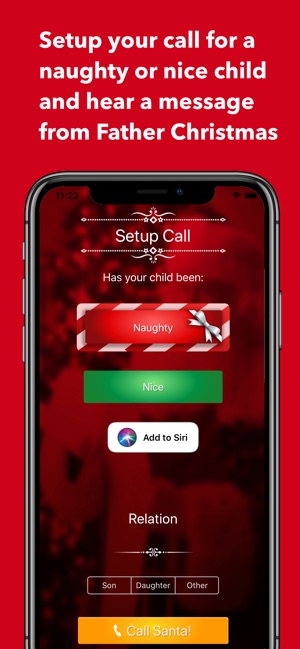 Call Santa - naughty nice call