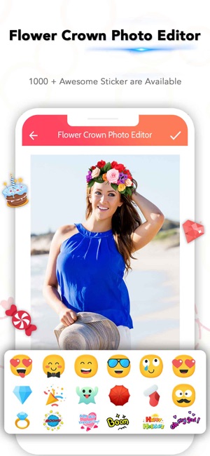 Flower Crown Photo Edirot(圖4)-速報App