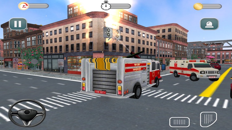 911 Fire Truck Simulator screenshot-3