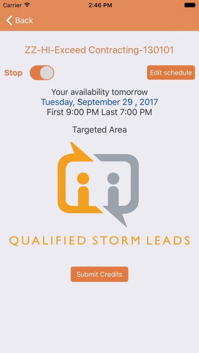 Qualified Storm Leads screenshot 2