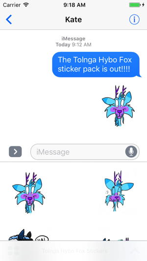 Tolnga Hybo Fox Stickers(圖3)-速報App