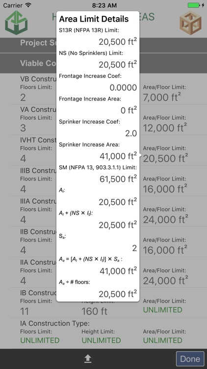 Heights and Areas Calculator screenshot-4