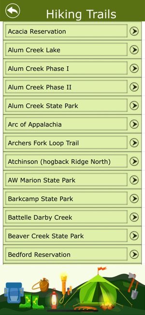 Ohio Campgrounds & Trails(圖4)-速報App