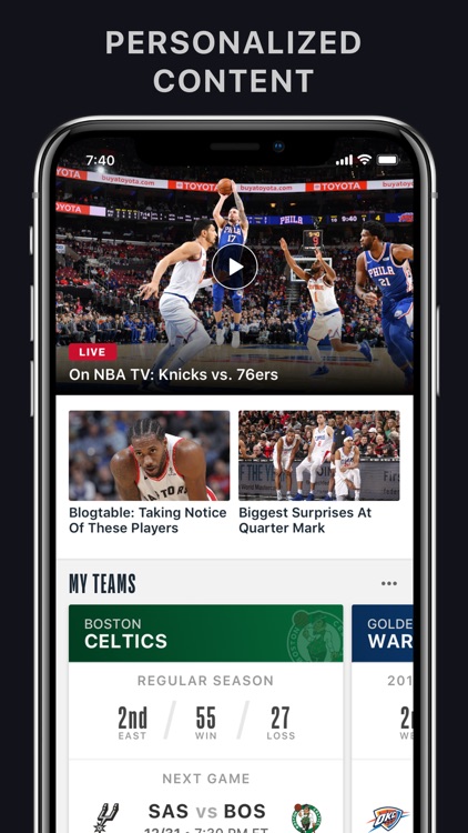 NBA: Official App screenshot-0