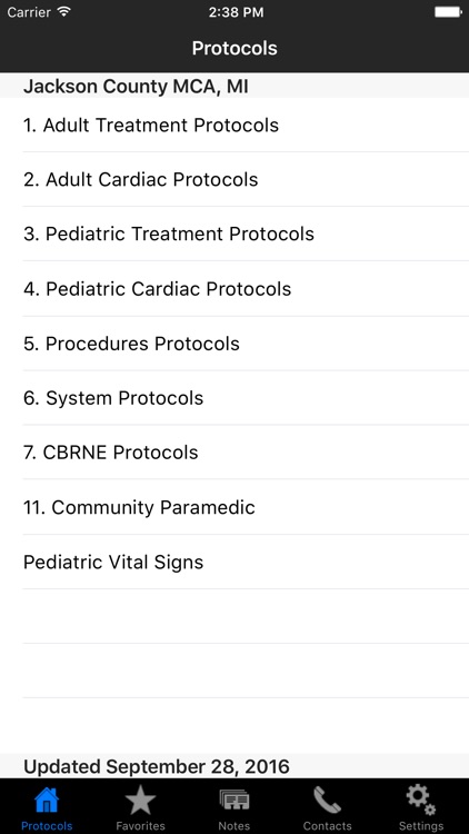 Jackson County MCA Protocols