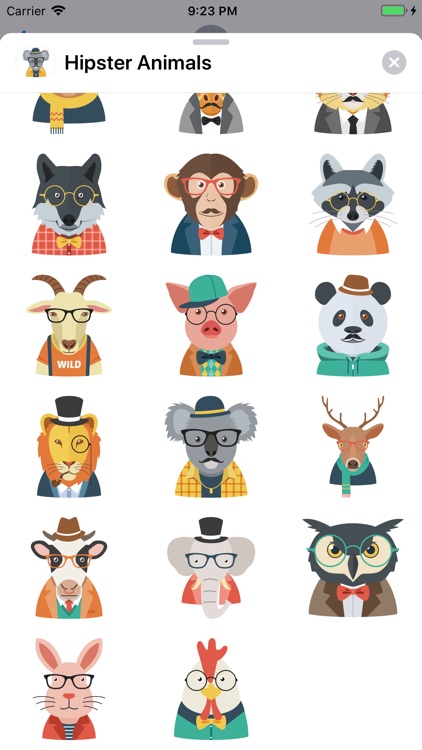 Cool Hipster Animals