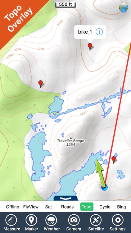 Cradle Mountain-Lake St Clair NP GPS outdoor map