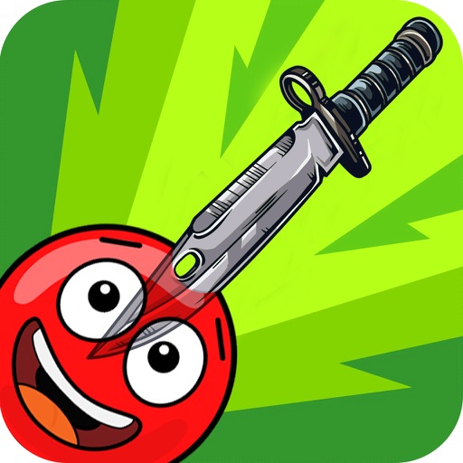 Frenzy Red Ball : Knife Escape Icon