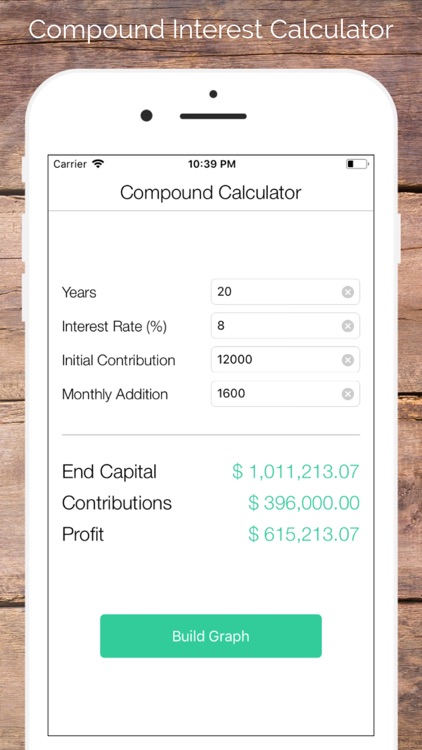 Compound Interest - Calculator