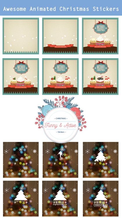 Animated Christmas Stickers -