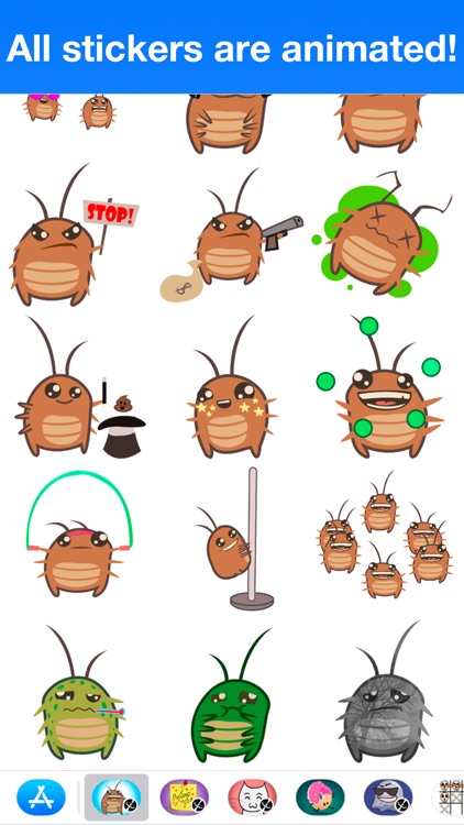 Cockroach - Animated stickers screenshot-3