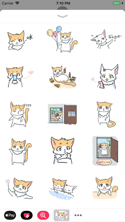 Jet Cat Sticker Pack