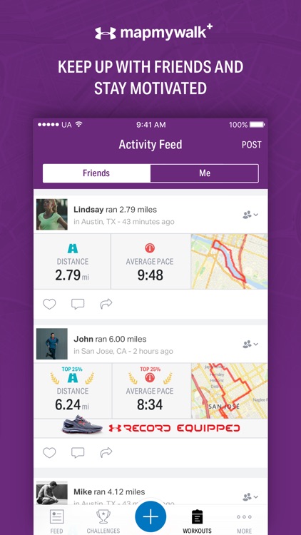 Map My Walk+ by Under Armour