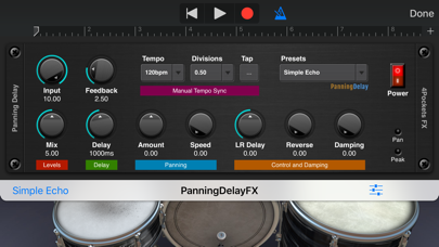 Panning Delay AUv3 Plugin screenshot 2