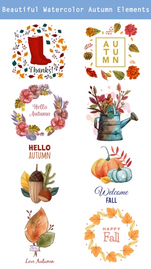 Autumn Love - Most Beautiful Autumn Stickers(圖3)-速報App