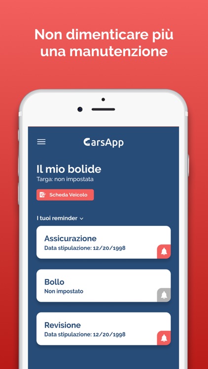 CarsApp - Gestione Veicoli