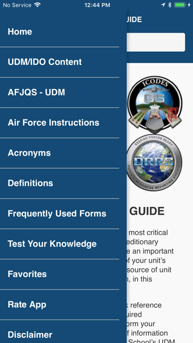 How to cancel & delete USAF EOS UDM/IDO Pocket Guide from iphone & ipad 3