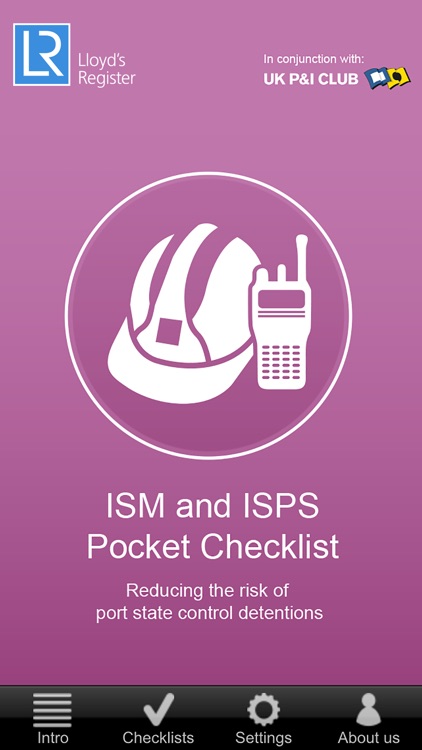 ISM & ISPS Pocket Checklist