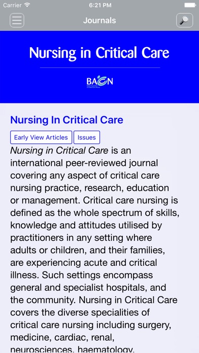 Nursing In Critical Care screenshot 2