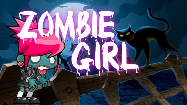 Cute zombie girl adventure