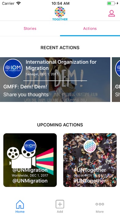 UN Together App screenshot 2