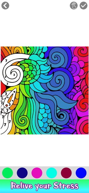 Adult Coloring by Number Book(圖7)-速報App