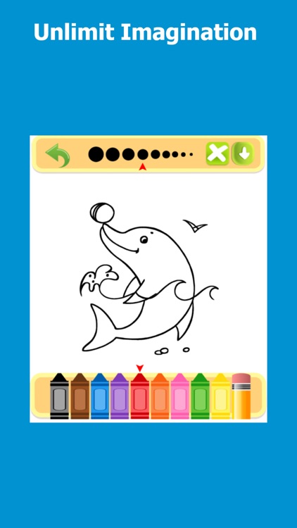 Coloring Dolphin Game Full screenshot-4