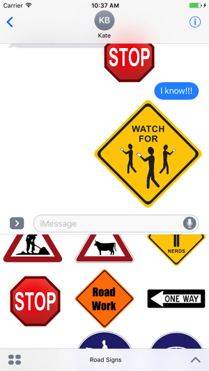 Crazy Road Signs Stickers