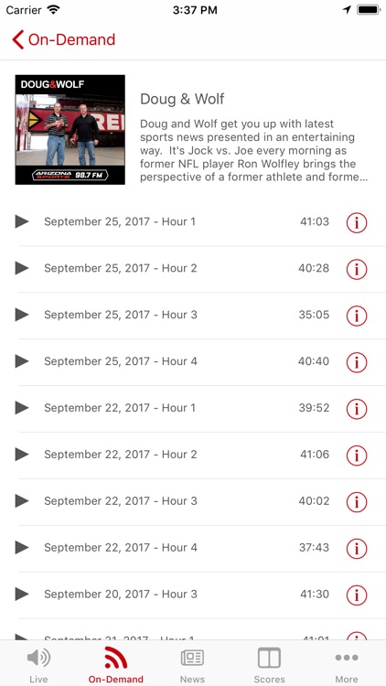Arizona Sports 98.7 FM screenshot-4
