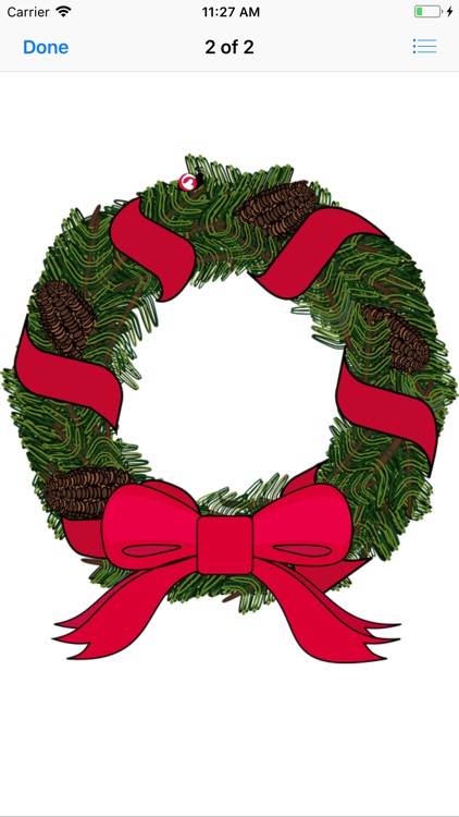 My Christmas Wreath Stickers