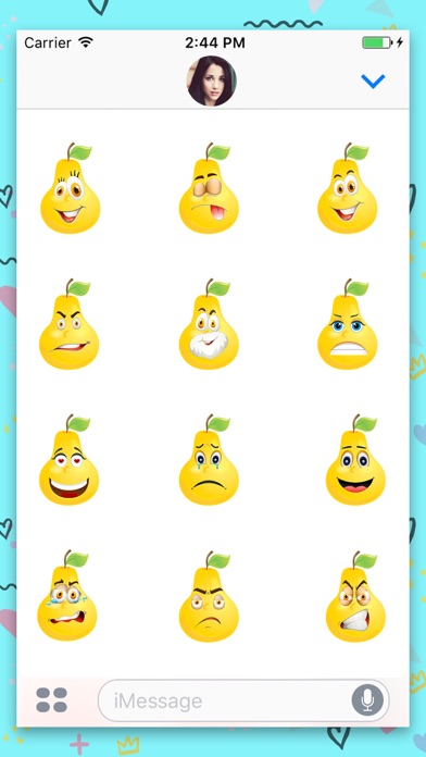 Crazy Pear : Animated stickers screenshot 4