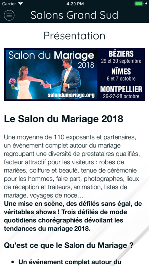 Salons du Mariage Grand Sud(圖2)-速報App