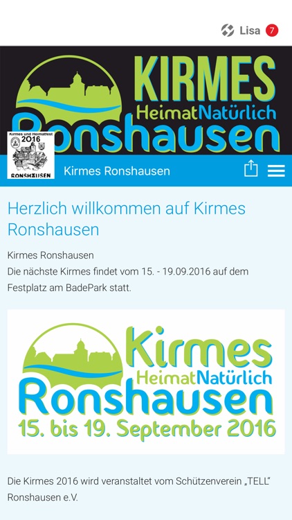 Kirmes Ronshausen